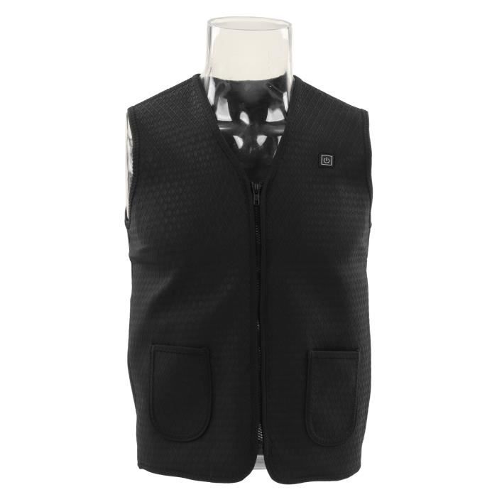 Gilet Chauffant Femme Polaire Avec Batterie 16000mAh | 9 Zones De Chaleur Réglables | Pour Ski, Extérieur