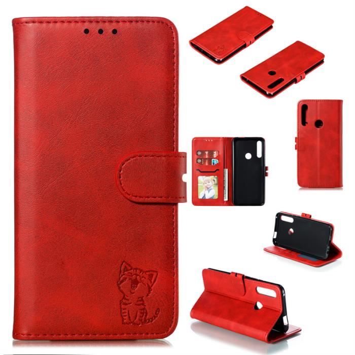 Beajew Cover per Huawei P Smart Z/Y9 Prime 2019, Flip Caso in PU Pelle Premium Portafoglio Custodia Funzione Supporto, Magnetica, Slot Schede, TPU Bumper Caso Custodia-Blu