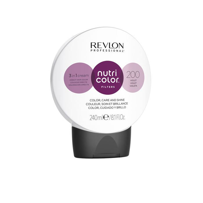 Coloration capillaire - Revlon - Nutri Color Filters 200 - Violet - 240 ml - Crème nourrissante