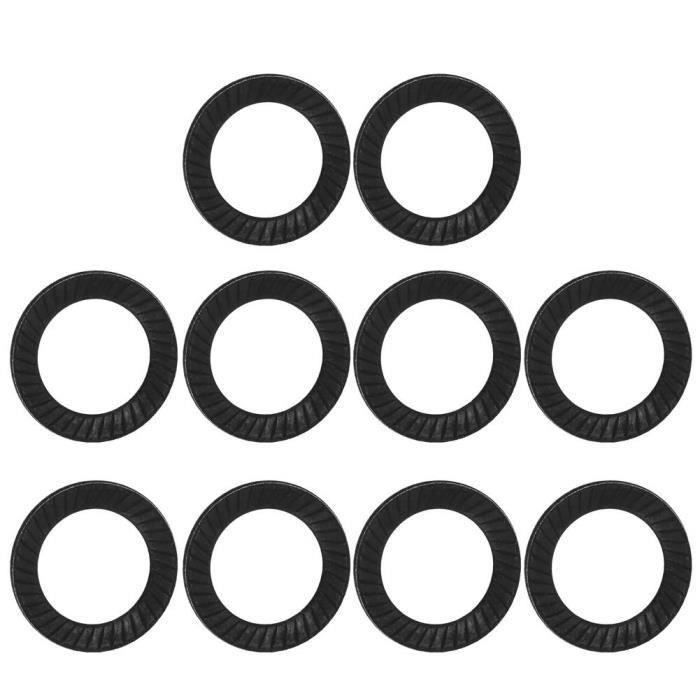 Kit De 18 Rondelles De Blocage Pour écran Thermique Voiture – 30 Mm Et 50 Mm, En Acier Haute Résistance