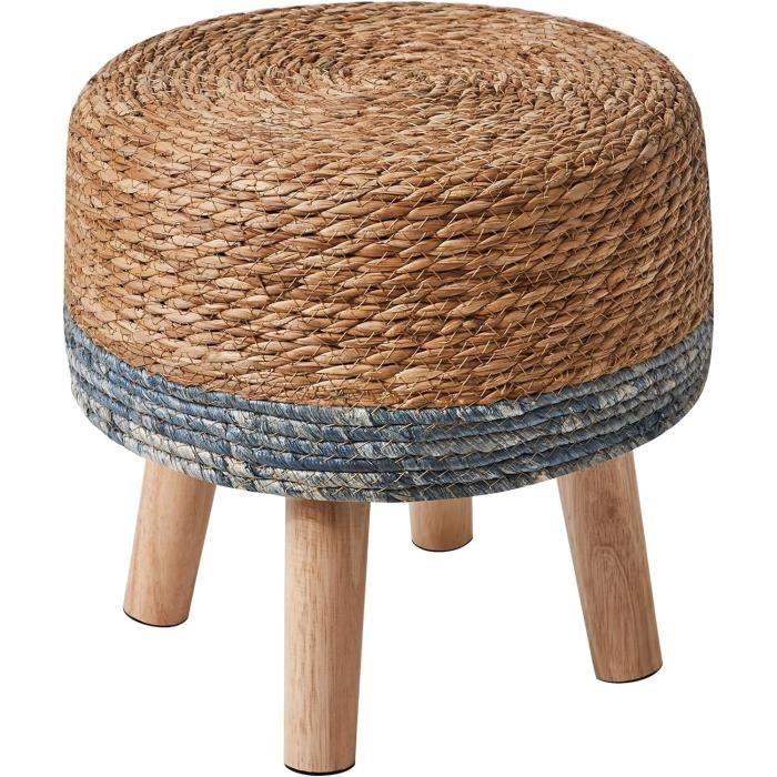 Petit Pouf Repose-Pieds Sharplace - Tabouret Cubique En Velours Éponge, 20x19cm, Antidérapant, Noir, Pour Entrée, Salon, Bureau - 4