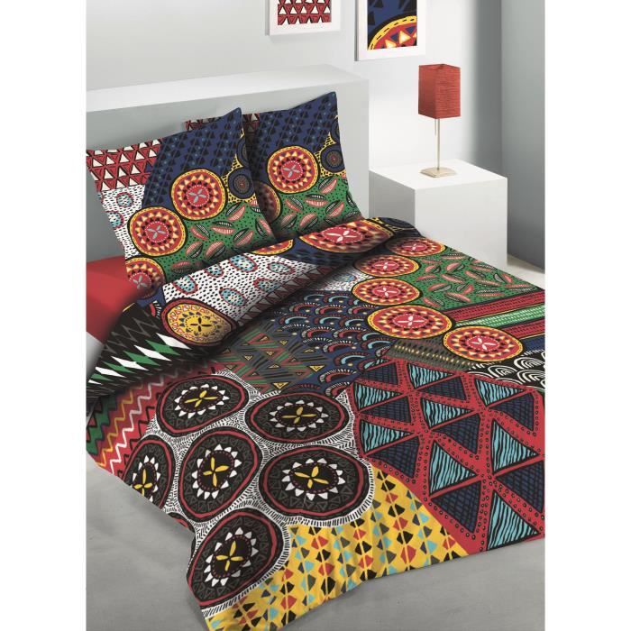 LES ATELIERS DU LINGE Parure de couette coton Togo 240x260 cm