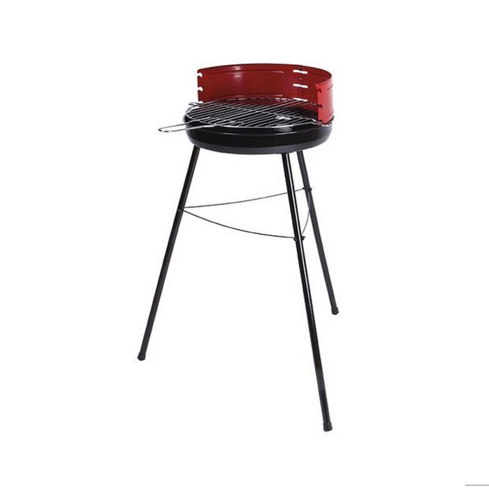 Barbecue acier lanzarote sur pieds rond Ø 40 cm - TOM