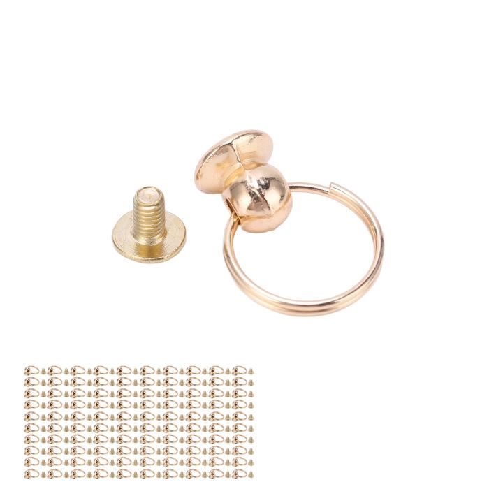 Sac à Anneaux En Cotte De Maille En Laiton Avec Rivets (9 Mm.) ⚔️ Boutique Épées