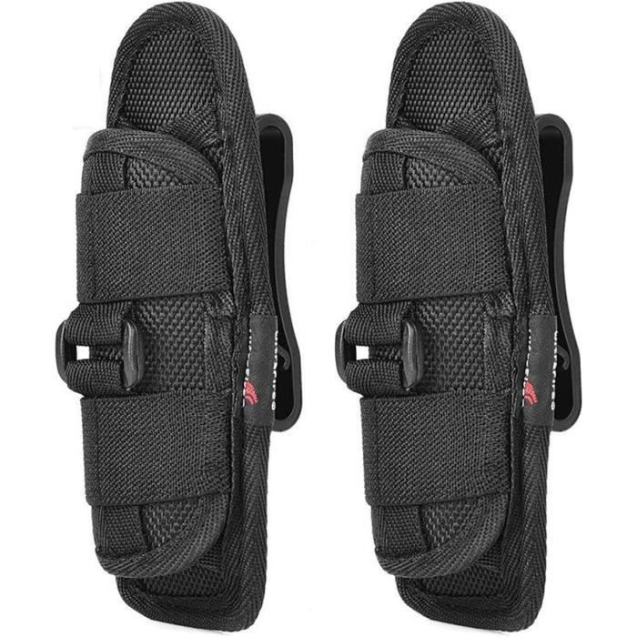 Nylon-Taschenlampen-Holster – 4er Set, Robust & Kompakt – Für Taschenlampen Bis 14 Cm Länge