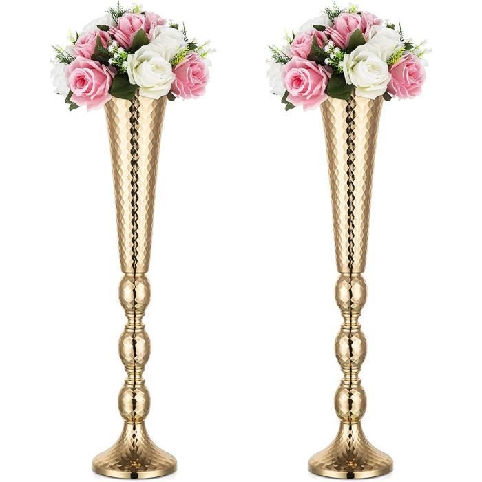 NUPTIO Fleur Centre De Table Mariage - 6 Pièces 22cm Diamètre Bleu Royal & Blanc Petit Rose Artificielle Deco Maison Bouquet Pour Décoration Champetre Cérémonie Anniversaire