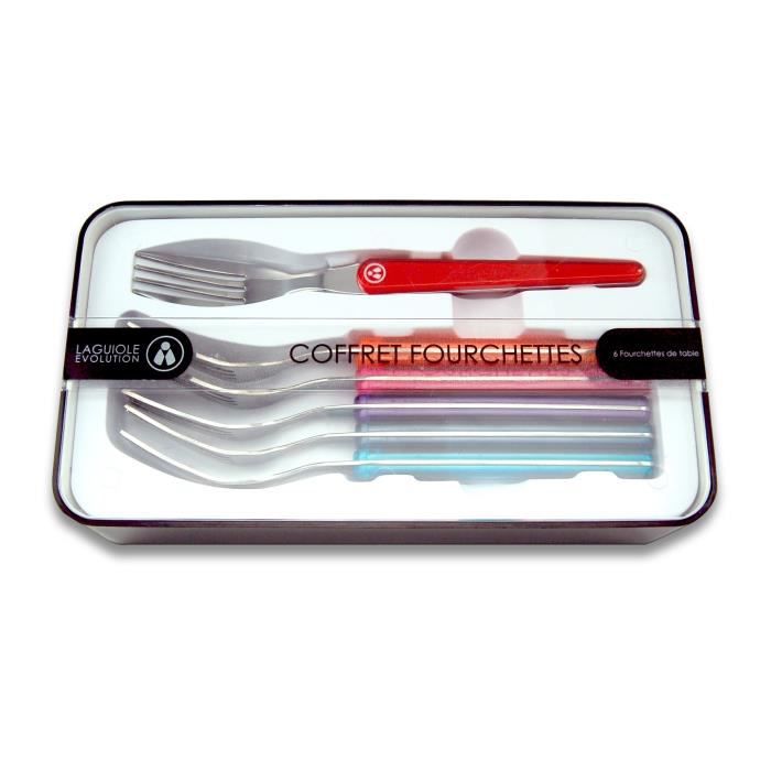 Laguiole Evolution Coffret 6 Fourchettes Achat Vente Fourchette De Table Soldes Sur Cdiscount Des Le 20 Janvier Cdiscount