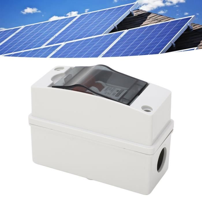 HURRISE Disjoncteur CC PV Disjoncteur Miniature DC 2P 6KA 400V Commutateur D'air Pour Grille De