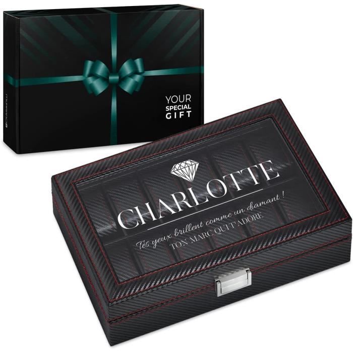 Boîte Rangement Cuir Synthétique Pour Montres - Avec Coussin Amovible - Idéale Collection Ou Cadeau