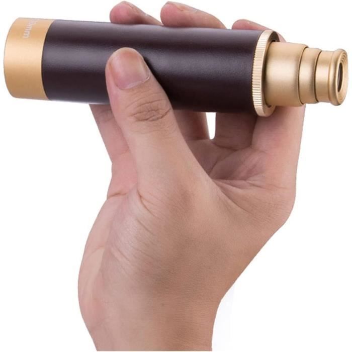25 * 30 Rétro Petit Télescope Portable Télescope Pirate Petit Télescope Portable Spyglass, Poche