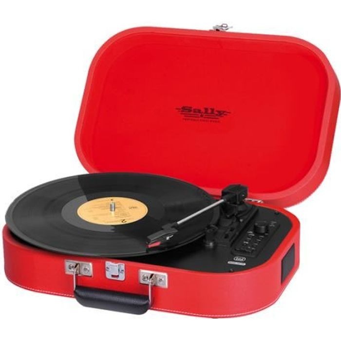 Platine Vinyle Nomade Tt 1020 Bt Rouge Trevi Platine Vinyle Avis Et Prix Pas Cher Cdiscount
