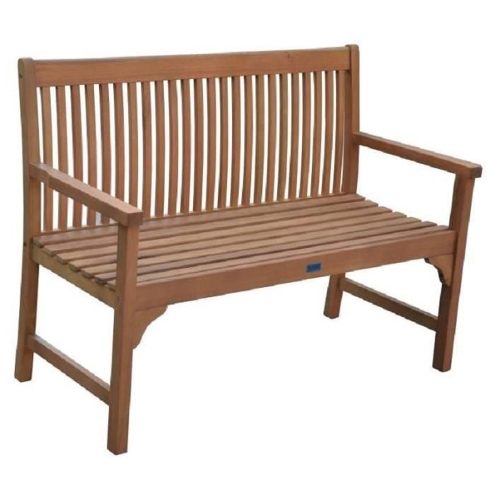 Banc De Jardin 121 Cm En Bois Exotique Eucalyptus Fsc 121 X 58 5 X 91 Cm Achat Vente Banc D Exterieur Banc De Jardin 120cm Cdiscount