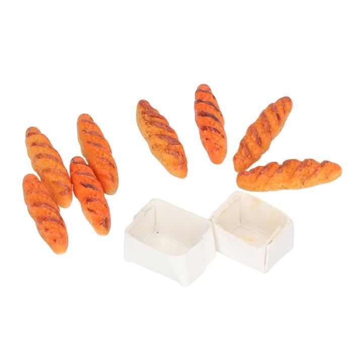 12 Miniatures Pain En Résine – Accessoires Maison De Poupée 1/12, Formes Variées (carré, Cœur, Fleur…) - 4