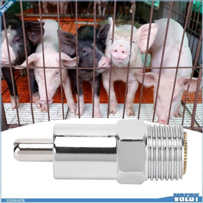 Meilleurs prix pour VGEBY Abreuvoir pour porcs Abreuvoir Automatique pour Porcs, Structure à Ressort électrique, Réduction des Déchets animalerie kit