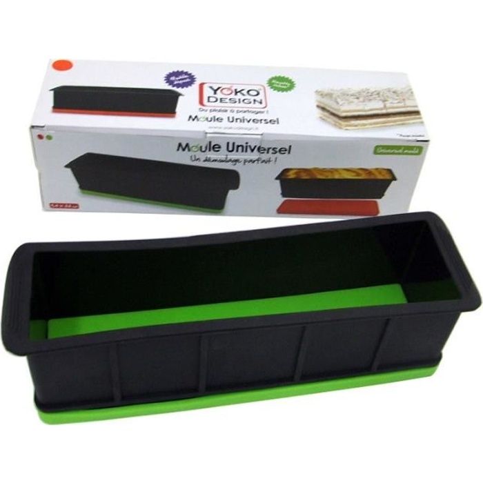YOKO DESIGN Moule Universel bas - Noir et vert