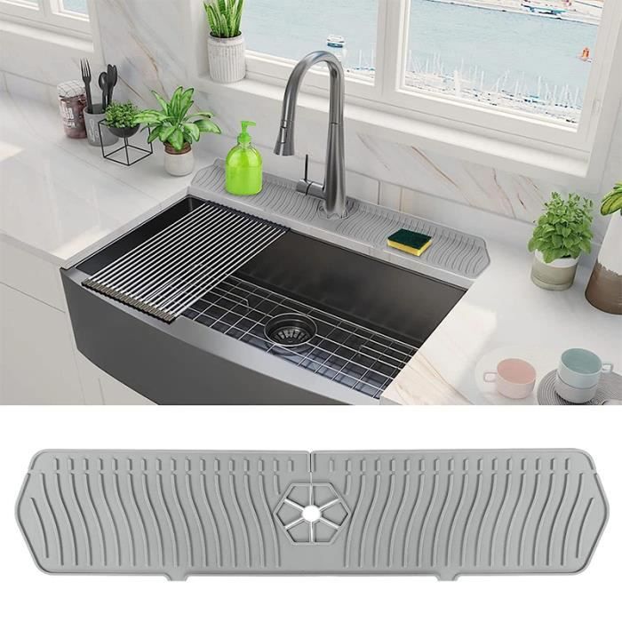 Tapis Silicone Imperméable Pour Sous évier - Protection Bac égouttoire Cuisine Et Salle De Bain