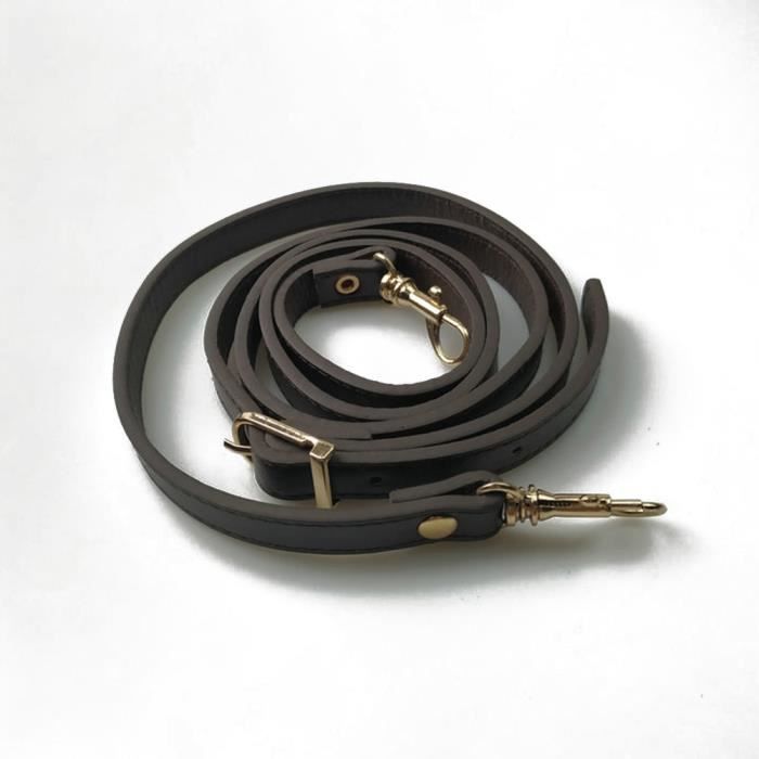 2 Sangles De Sac En Cuir – 17,7 Pouces (45cm) – Café Léger – Poignées De Remplacement Uxcell