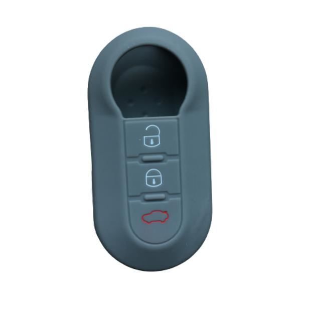 2 Anneaux Porte-Clés Métal Pour Mini R55-R60 - Remplacement Télécommande | Argent + Rouge