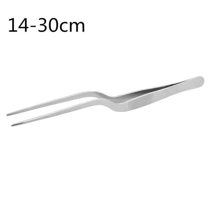 Pince À Bbq En Acier Inoxydable - Noir - Accessoire Pour Barbecue Et Plancha