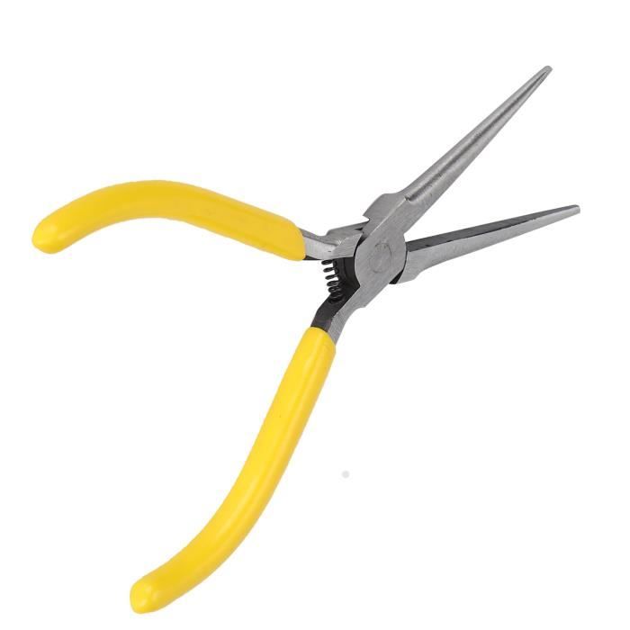 Mini Pince à Bec Aiguille - Accessoires Coupants à Perles - Bouche Inclinée - Fil D'aluminium - Petite Pince à Bricolage - Ciseaux - Petite Pince à Bijoux Miniature