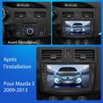 AWESAFE Autoradio Android 12 pour Mazda 2009-2013(2Go + 32 Go)avec Carplay GPS WiFi USB SD Bluetooth Android Auto-1