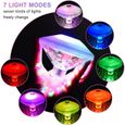 Lampe LED Flottante, Lumière de Piscine de LED, Lampes LED Flottantes étanches IP68 Avec 7 Modes de Couleurs Assorties,-1