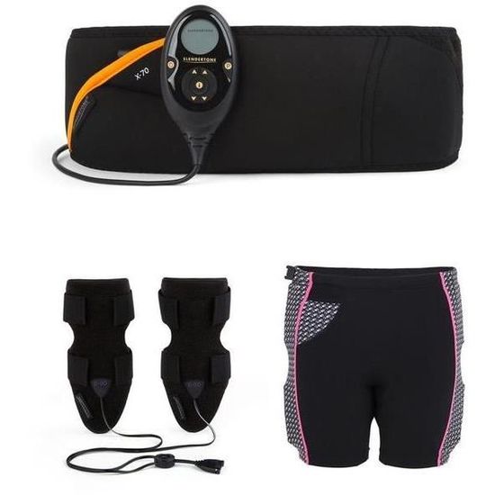Pack Ceinture abs7 SLENDERTONE Short Bottom et Brassards tonifiants pour Femme Cdiscount Sport