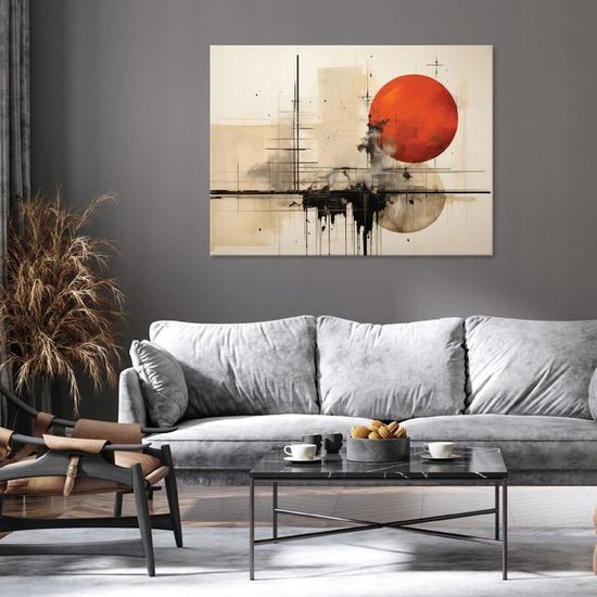 Impression sur Toile 90x30cm Tableaux Image Photo Morceau 3D Abstraction