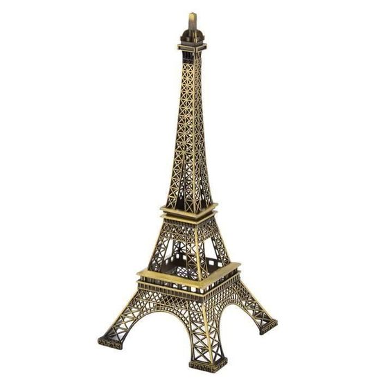 Tour Eiffel Miniature 'Prestige' H 20cm - Cdiscount Maison