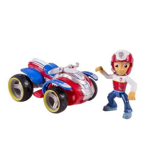 Figurine Ryder + Véhicule Quad ATV - Pat' Patrouille - SPIN MASTER - Rouge,  Bleu, Blanc - Jouet Enfant - Cdiscount Jeux - Jouets