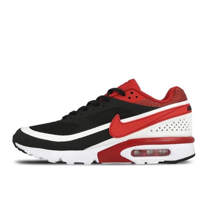 NIKE Baskets Air Max Classic BW Chaussures Homme Noir et rouge Cdiscount Chaussures