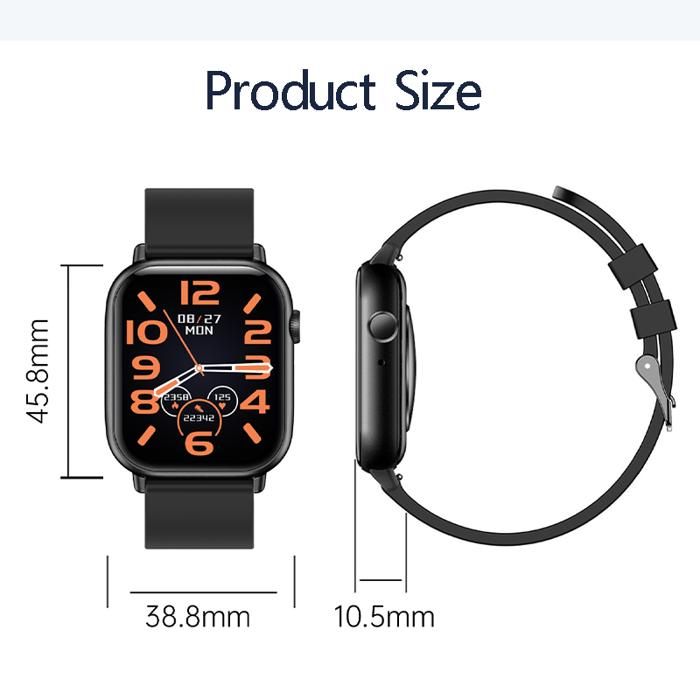 Montre Connectée Femme Smartwatch Sport Tactile Podometre  Cardiofrequencemetre O