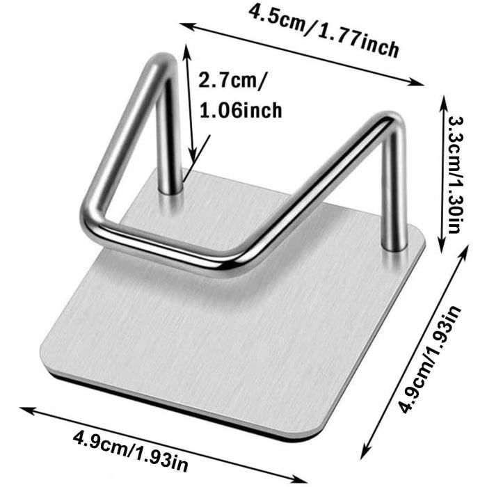 Support éponge En Acier Inoxydable Pour Comptoirs Organisés Et Sans