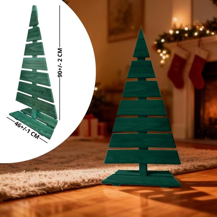 Lot De 10 Blocs De Construction Sapin Grand 4x4x6 Picots - Couleur Vert Mousse - Compatible Lego