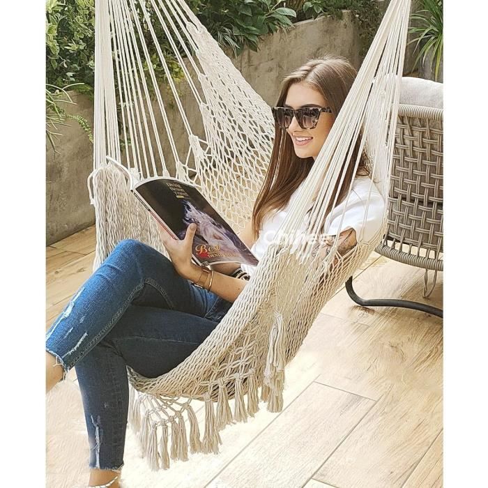 Sièges Suspendus Chaise Hamac Chaise Suspendue Très Grand Chaise En ...