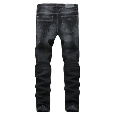 Jean noir homme troué top