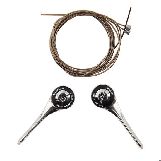 Manettes de Dérailleur au Cadre SL-R400 SHIMANO Noir Mixte - Main Image