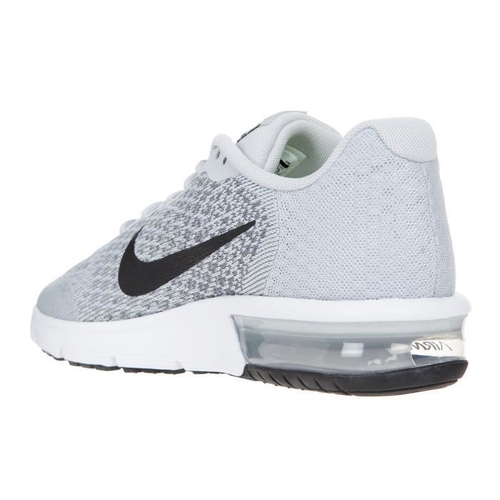 NIKE Baskets Air Max Sequent 2 Enfant garcon Blanc Gris et rose Cdiscount Chaussures