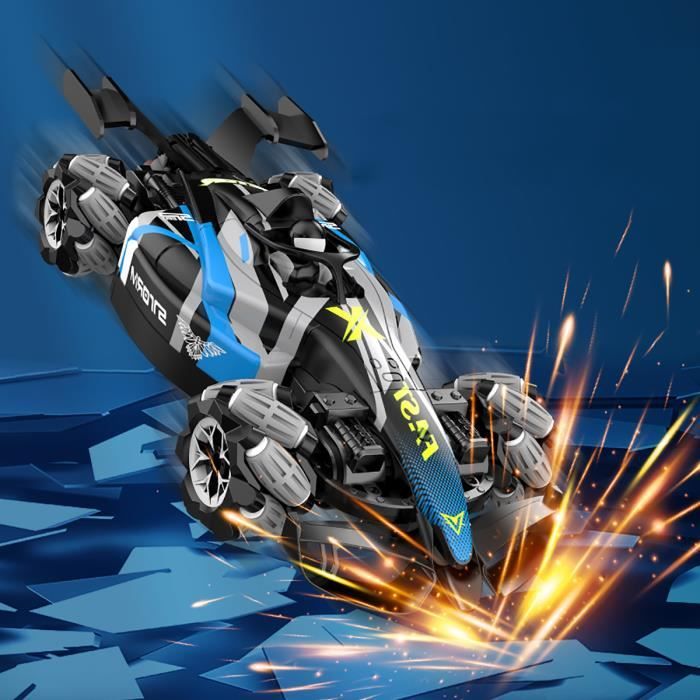 Voiture RC Dinosaure – Camion Tout-terrain 2.4GHz Avec Lumières, Sons Et Spray – Batterie Rechargeable, 8 Km/h – Cadeau 3-12 Ans