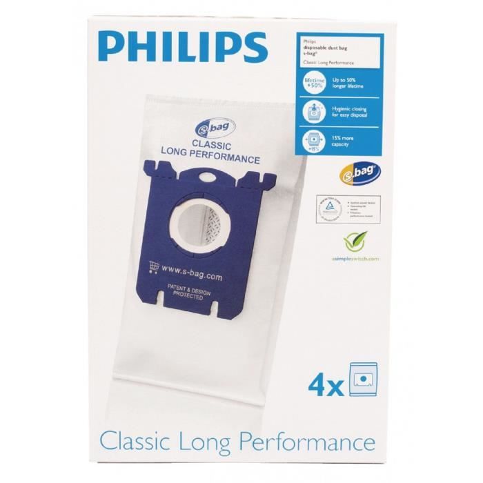 Sac aspirateur philips classic long performance deals