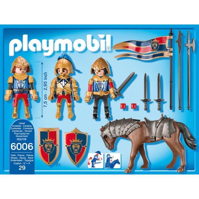 Playmobil Chevaliers du Lion Impérial : : Jeux et Jouets
