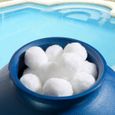 AREBOS Balles filtrantes pour piscines intérieures et extérieures 700g | 100 % polyéthylène Recyclable | Blanc Remplacent Sable-3