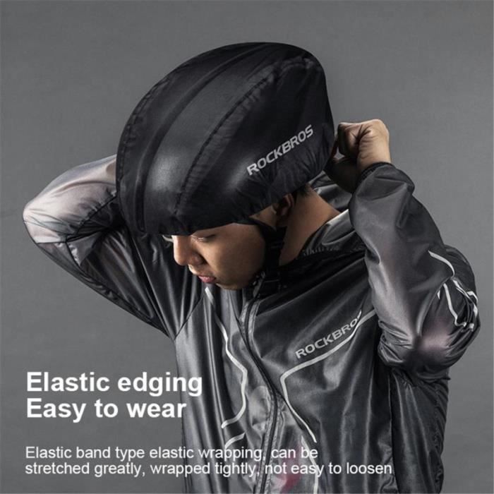Casque velo anti best sale pluie