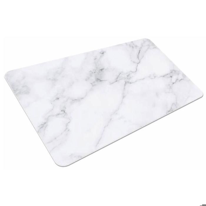 Set De 4 Sets De Table Westmark 43,5 X 30 Cm - Motif Marbre Blanc Élégant En PET