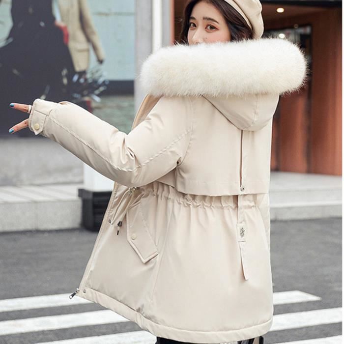 Parka femme store avec doublure amovible