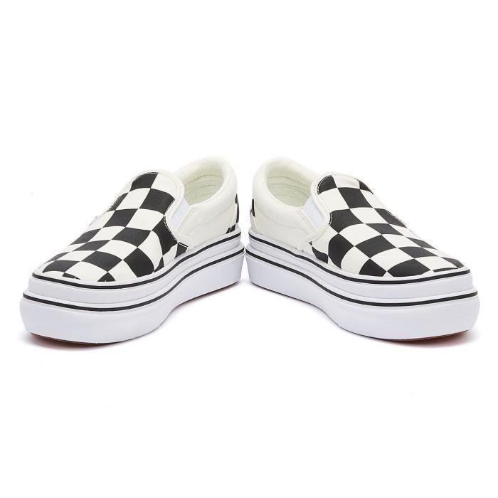 Vans slip on damier femme hot sale