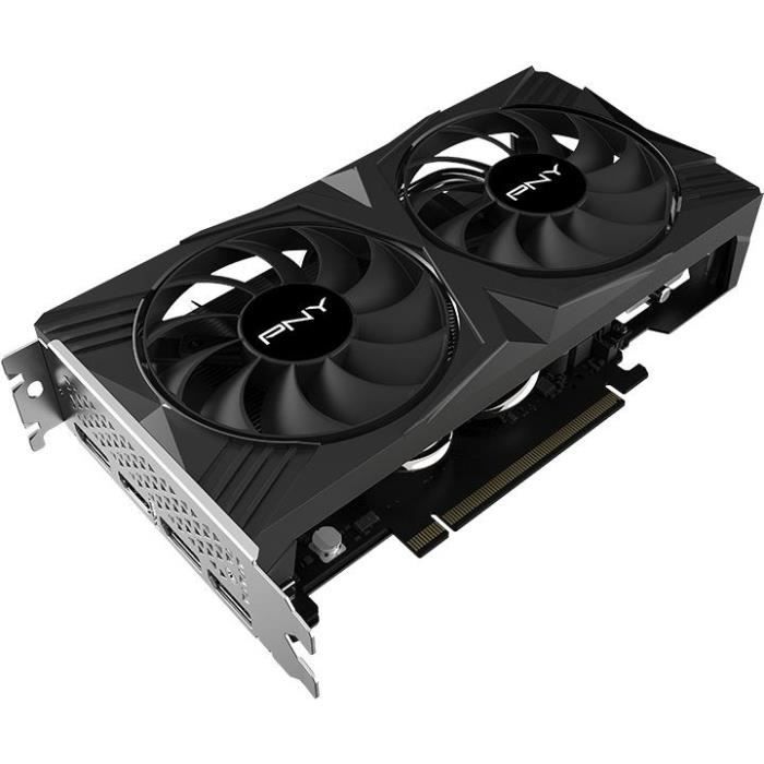 PNY Carte Graphique GEFORCE RTX 4060 8GB VERTO Dual Fan Edition DLSS 3 Cdiscount Informatique