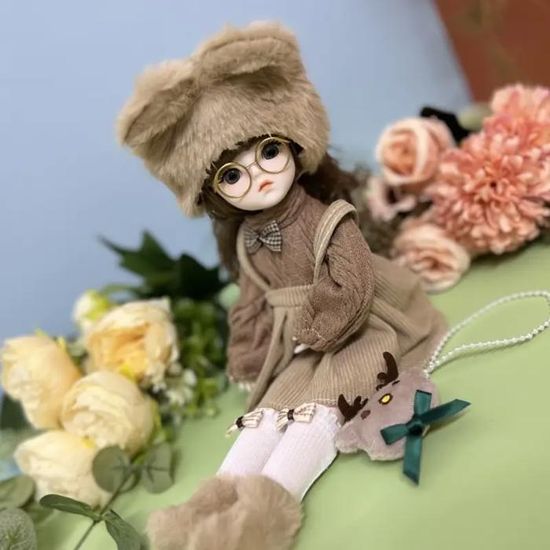 Poupée BJD 12 Pouces Pour Enfant - Coffret Complet SISON BENNE, Idéal Cadeau !