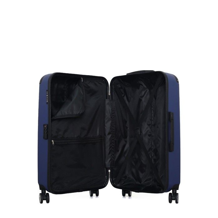 Valise Wave Paris Danube 75 Cm - Grand Format ABS, 4 Roues, Neuf Sous Emballage