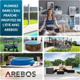 AREBOS Balles filtrantes pour piscines intérieures et extérieures 700g | 100 % polyéthylène Recyclable | Blanc Remplacent Sable-5